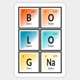 Bologna Periodic Table Sticker